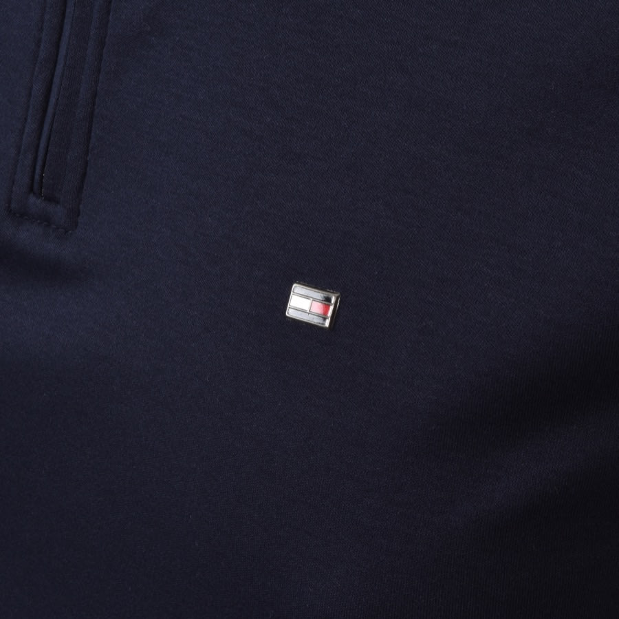 Alternative Image for ProductTommy Hilfiger Interlock Zip Polo T Shirt Navy3